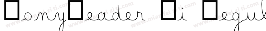 SonyReader Li Regular字体转换